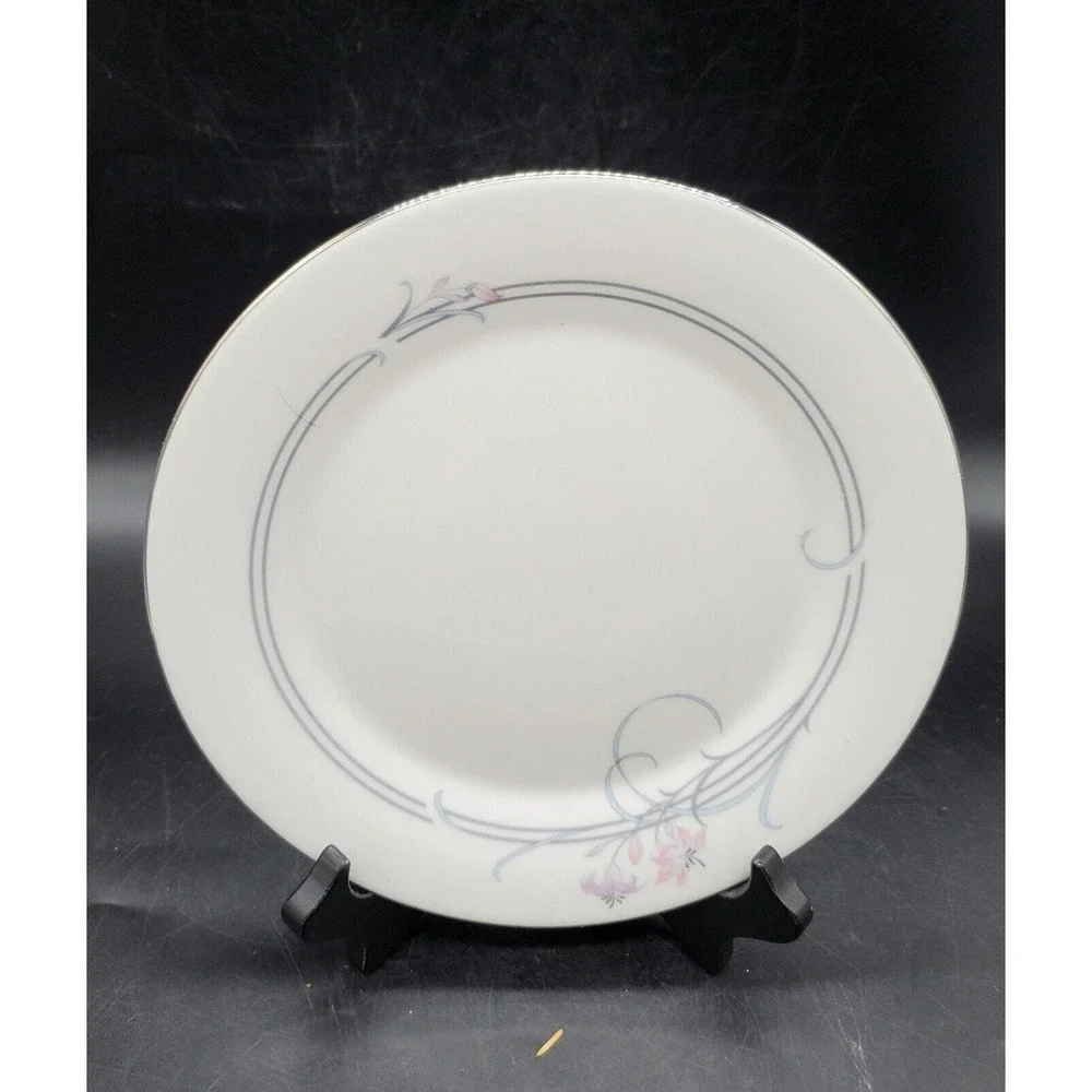 Vintage Set/6  Royal Doulton Allegro H5109 Salad Plates Floral Flower England
